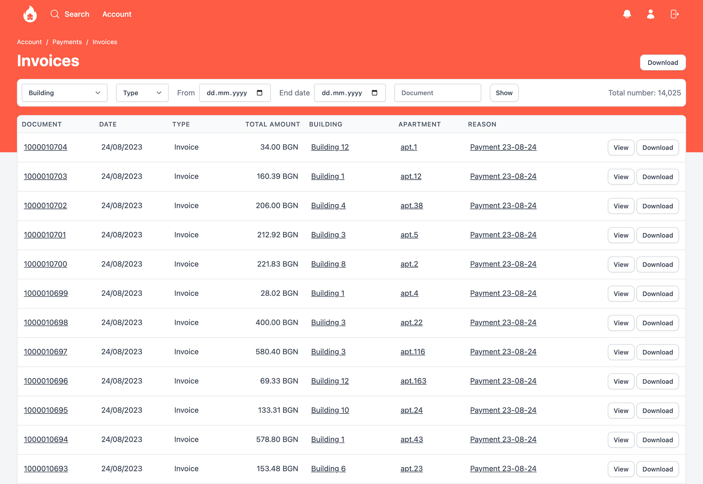 Invoices